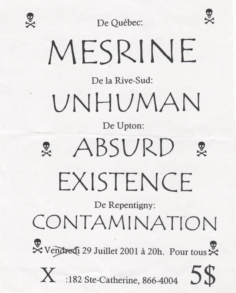 MESRINE UNHUMAN ABSURD EXISTENCE CONTAMINATION