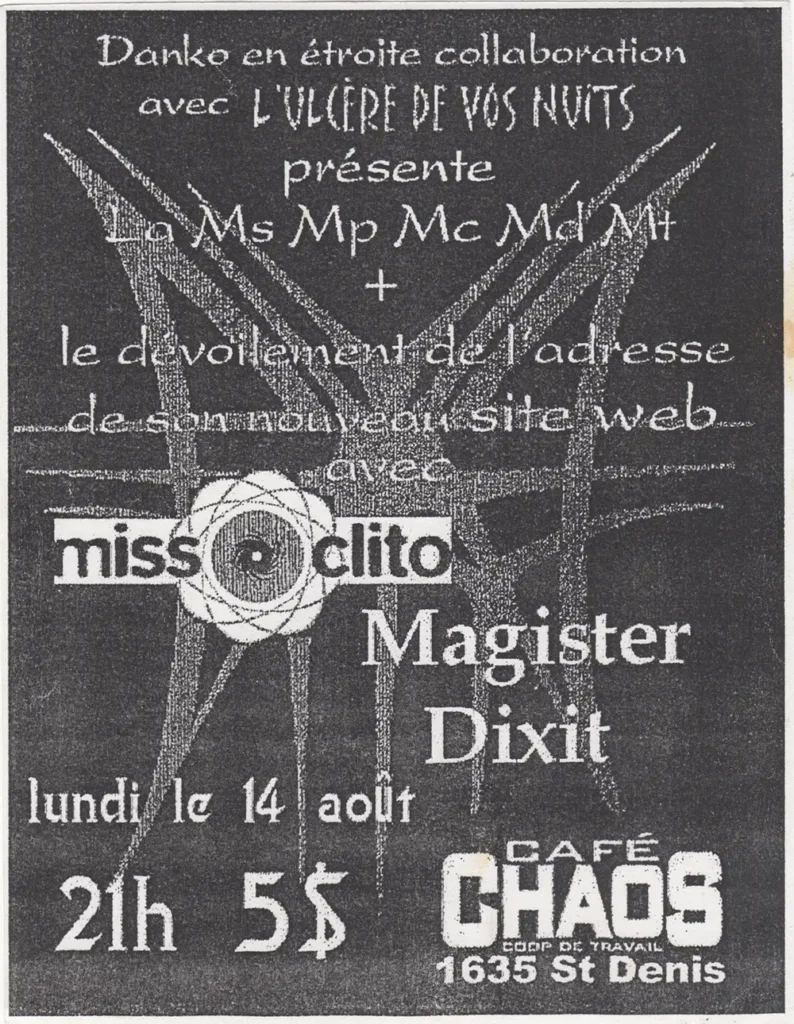 MISS CLITO MAGISTER DIXIT