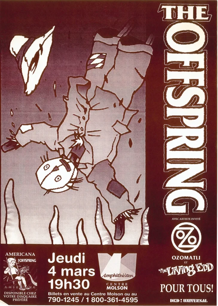 THE OFFSPRING OZOMATLI THE LIVING END