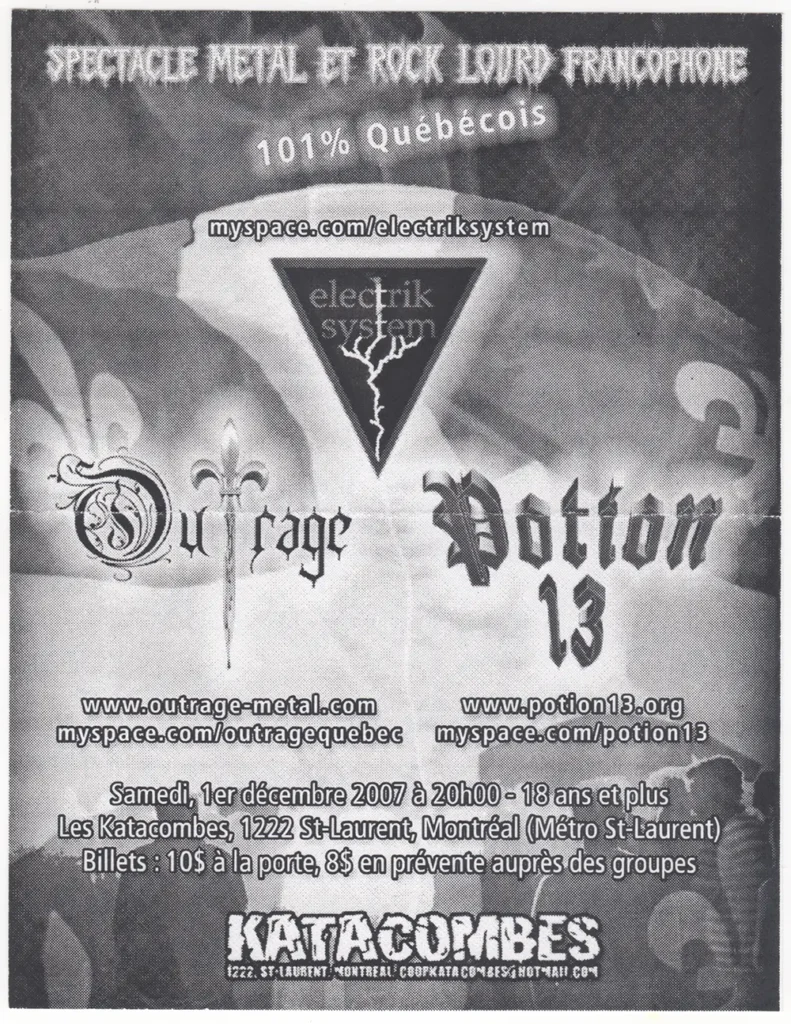 OUTRAGE POTION 13