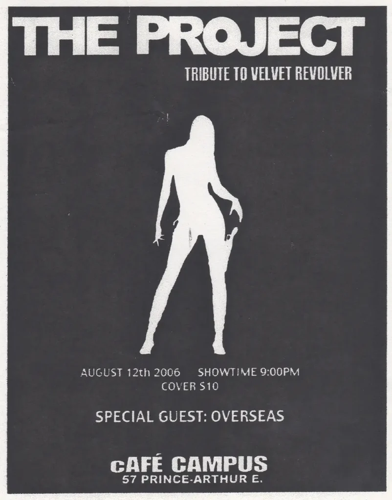 THE PROJECT HOMMAGE À VELVET REVOLVER OVERSEAS