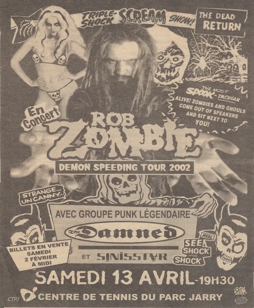 ROB ZOMBIE THE DAMNED SINISSTAR