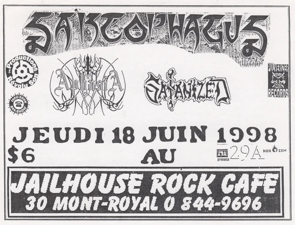 SAKTOPHAGUS APHASIA SATANIZED CORPSE VOMIT