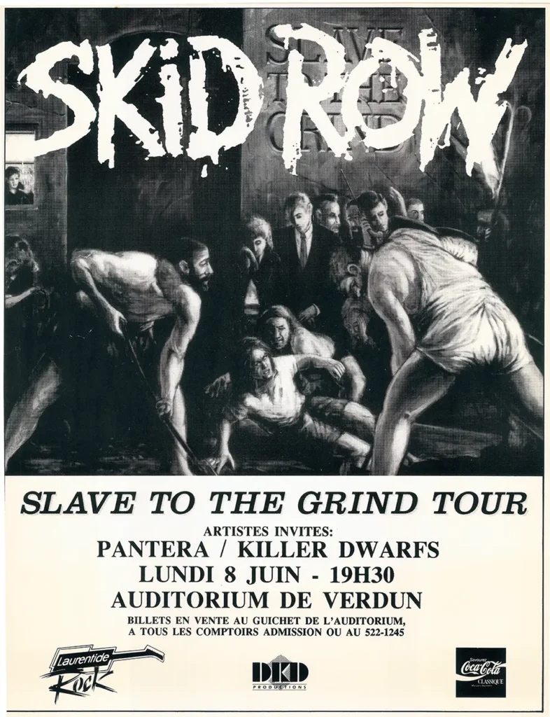 SKID ROW PANTERA KILLER DWARVES