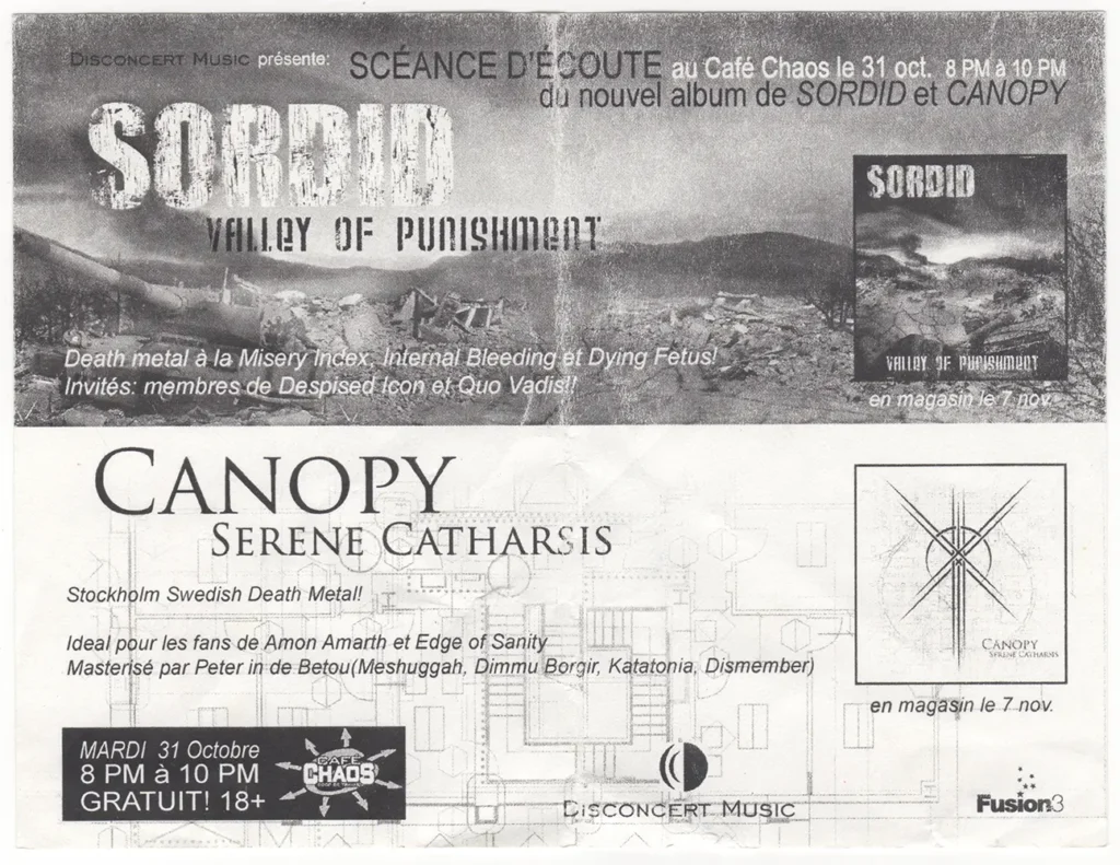 SORDID CANOPY