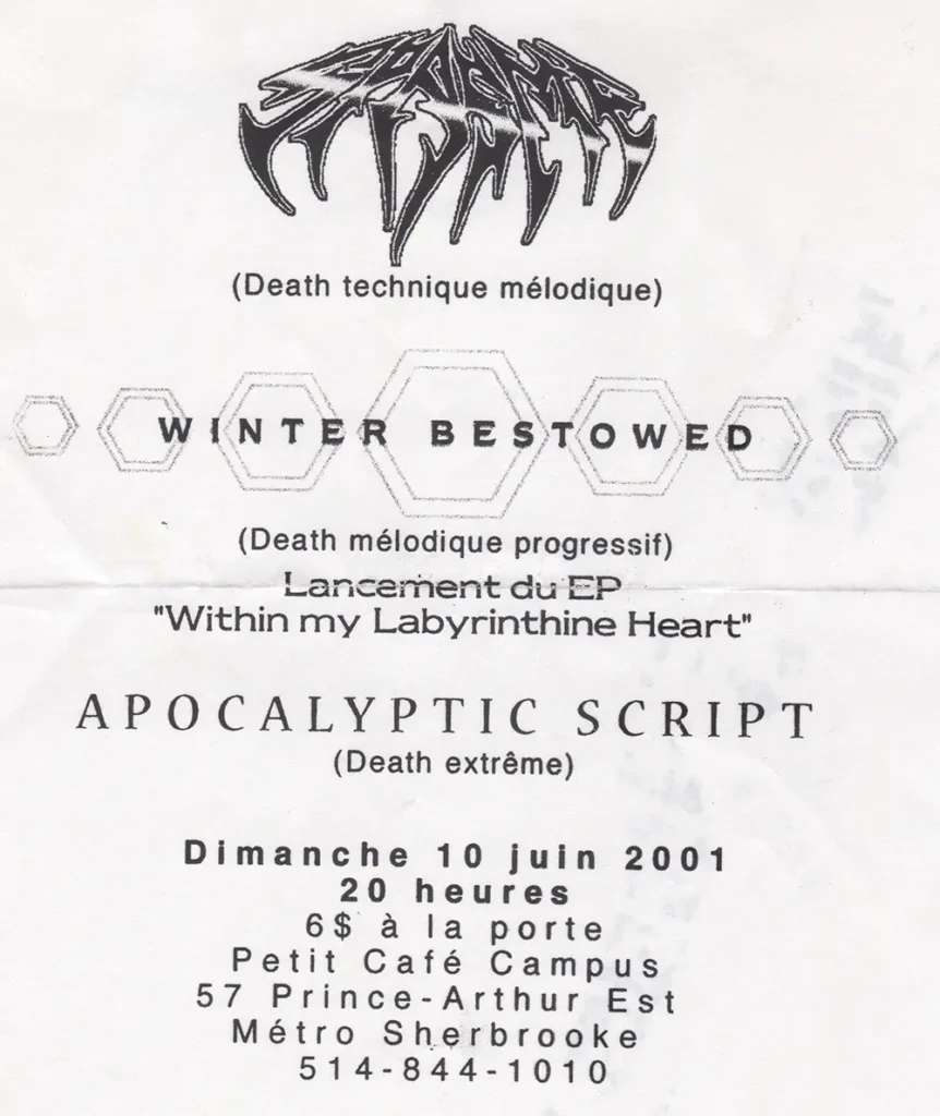 SPASME WINTER BESTOWED