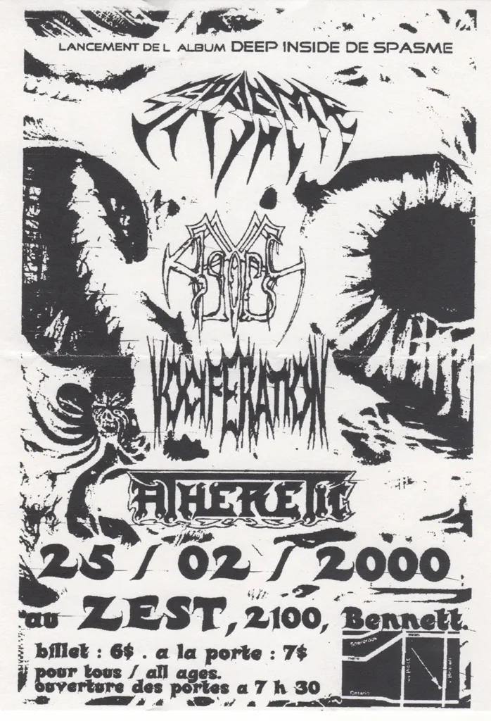 SPASME AGONY VOCIFERATION ATHERETIC