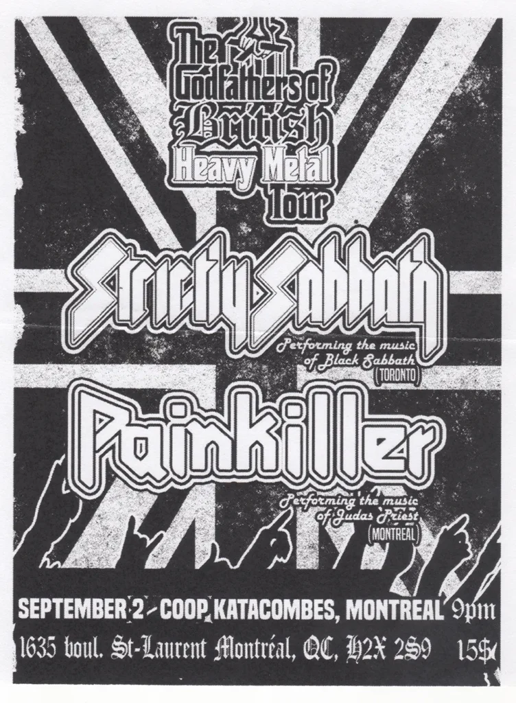 STRICTLY SABBATH PAINKILLER HOMMAGE À BLACK SABBATH JUDAS PRIEST