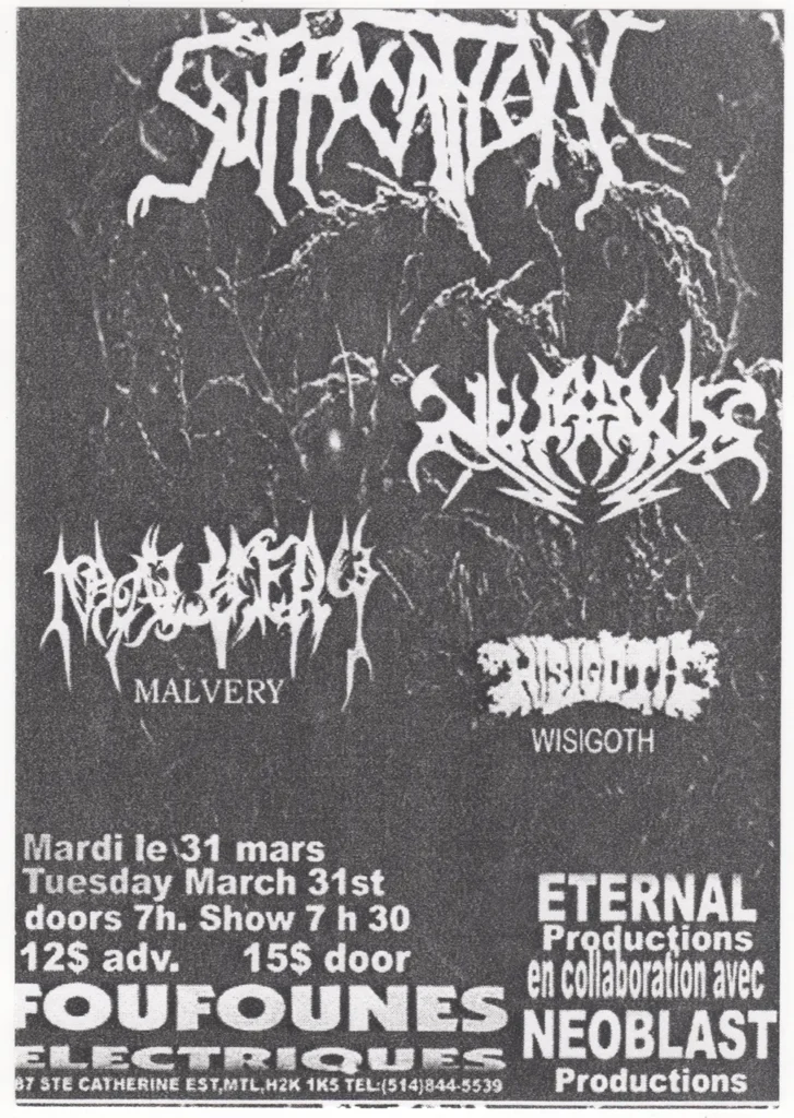 SUFFOCATION NEURAXIS MALVERY WISIGOTH