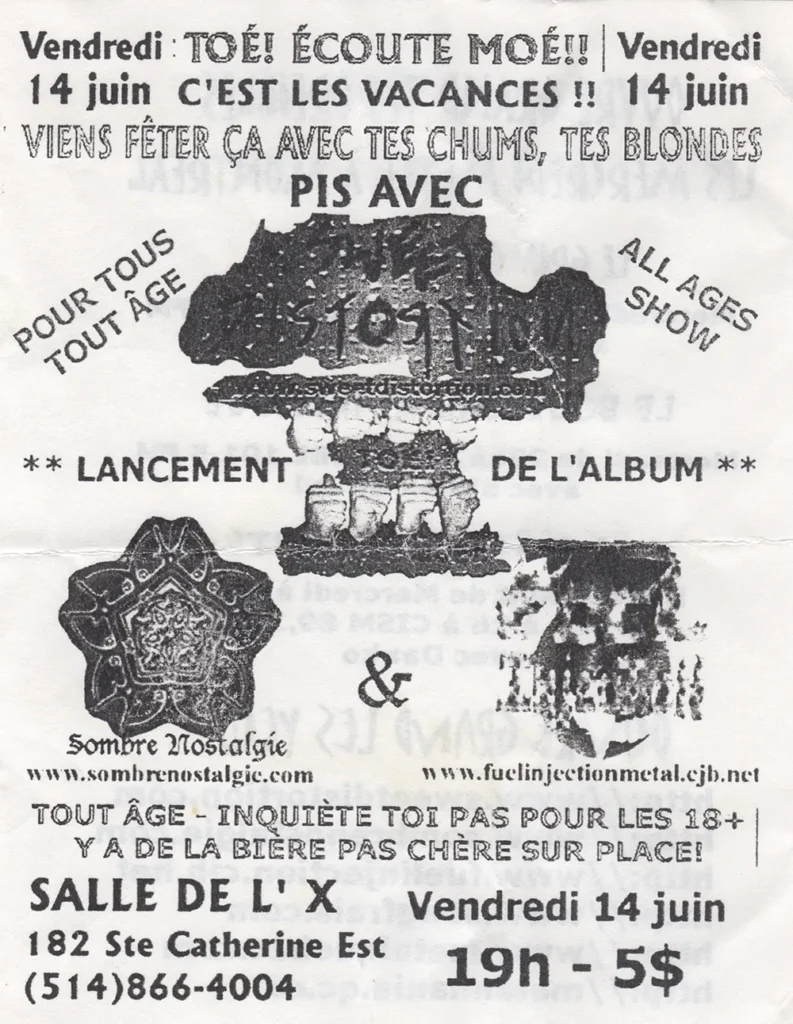 SWEET DISTORTION SOMBRE NOSTALGIE FUEL INJECTION