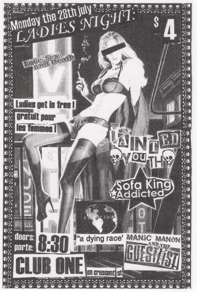 TAINTED YOUTH SOFA KING ADDICTED MANIC MANON AND THE GUEST LIST