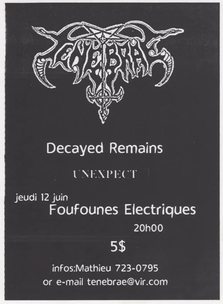TENEBRAE DECAYED REMAINS UNEXPECT