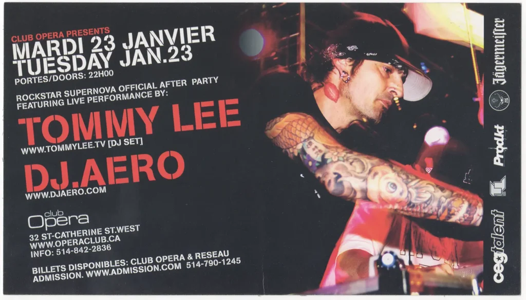 TOMMY LEE DJ AERO