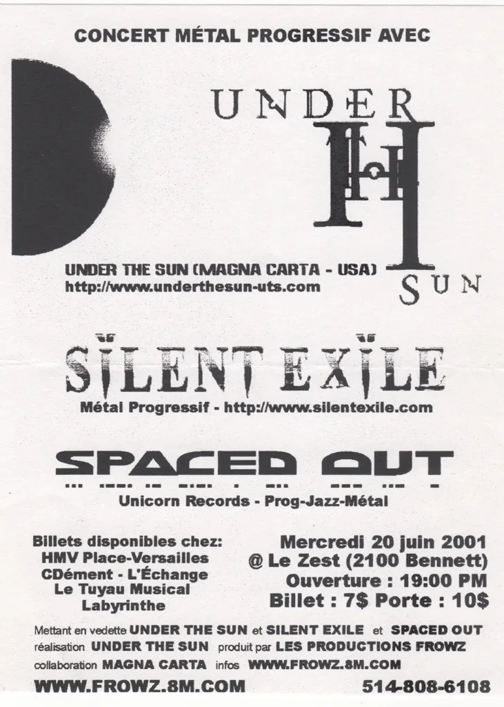 UNDER THE SUN SILENT EXILE SPACED OUT