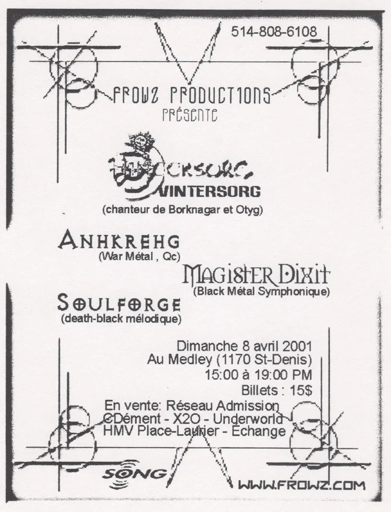 VINTERSORG ANHKREHG MAGISTER DIXIT SOULFORGE
